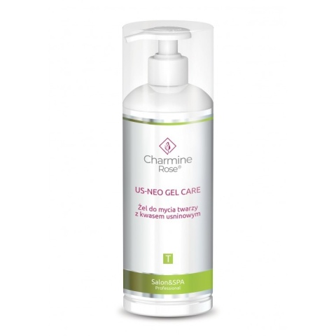 Charmine Rose - Us-Neo Gel Care - Żel Do Mycia Twarzy z Kwasem Usninowym, 500ml Charmine Rose - Us-Neo Gel Care - Żel Do Mycia Twarzy z Kwasem Usninowym, 500ml