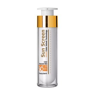 Frezyderm - Sunscreen Color Velvet Face SPF 50+ - Przeciwsłoneczny Koloryzujący Krem Do Twarzy, 50ml