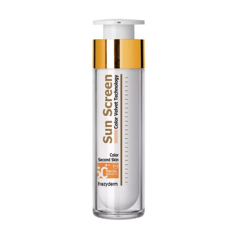 Frezyderm - Sunscreen Color Velvet Face SPF 50+ - Przeciwsłoneczny Koloryzujący Krem Do Twarzy, 50ml Frezyderm - Sunscreen Color Velvet Face SPF 50+ - Przeciwsłoneczny Koloryzujący Krem Do Twarzy, 50ml