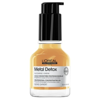 L'Oreal Professionnel - Metal Detox - Olejek Do Włosów z Termoochroną, 50 ml