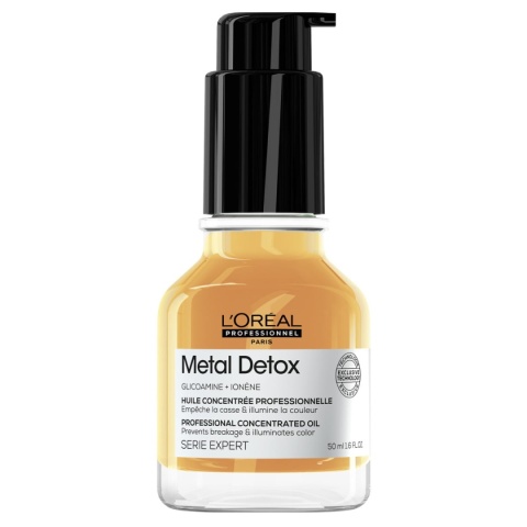 L'Oreal Professionnel - Metal Detox - Olejek Do Włosów z Termoochroną, 50 ml