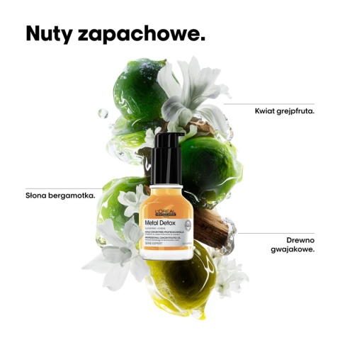 L'Oreal Professionnel - Metal Detox - Olejek Do Włosów z Termoochroną, 50 ml