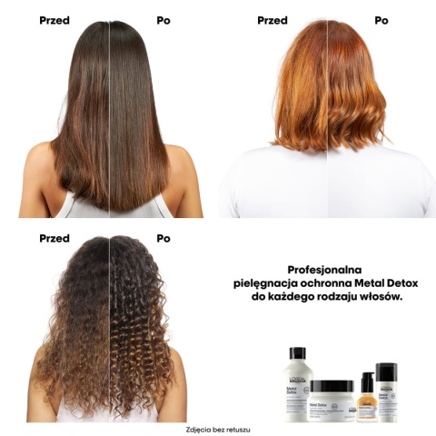 L'Oreal Professionnel - Metal Detox - Olejek Do Włosów z Termoochroną, 50 ml