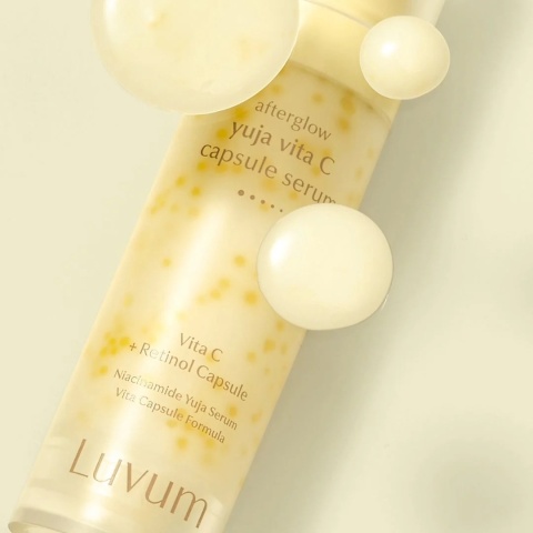 Luvum - After Glow - Yuja Vita C Capsule Serum - Serum z Witaminą C i Retinolem, 30 ml