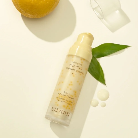 Luvum - After Glow - Yuja Vita C Capsule Serum - Serum z Witaminą C i Retinolem, 30 ml