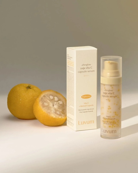Luvum - After Glow - Yuja Vita C Capsule Serum - Serum z Witaminą C i Retinolem, 30 ml