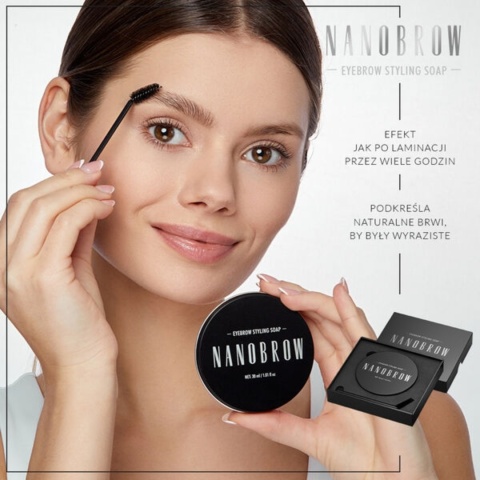 Nanobrow - Eyebrow Styling Soap - Mydło Do Stylizacji Brwi, 30g Nanobrow - Eyebrow Styling Soap - Mydło Do Stylizacji Brwi, 30g