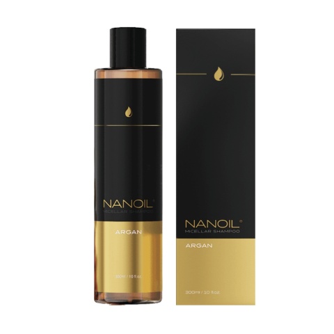 Nanoil - Argan Micellar Shampoo - Micelarny Szampon z Olejkiem Arganowym, 300ml Nanoil - Argan Micellar Shampoo - Micelarny Szampon z Olejkiem Arganowym, 300ml