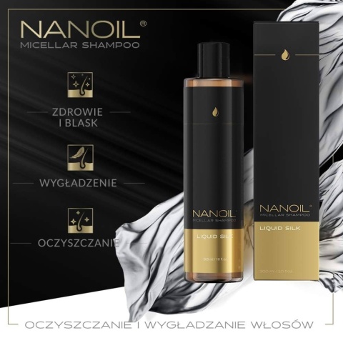 Nanoil - Argan Micellar Shampoo - Micelarny Szampon z Olejkiem Arganowym, 300ml Nanoil - Argan Micellar Shampoo - Micelarny Szampon z Olejkiem Arganowym, 300ml