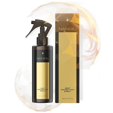Nanoil - Heat Protectant Spray - Termoochronny Spray Do Włosów, 200ml Nanoil - Heat Protectant Spray - Termoochronny Spray Do Włosów, 200ml