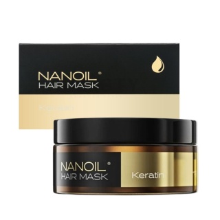 Nanoil - Keratin Hair Mask - Odbudowująca Maska Do Włosów z Keratyną, 300ml