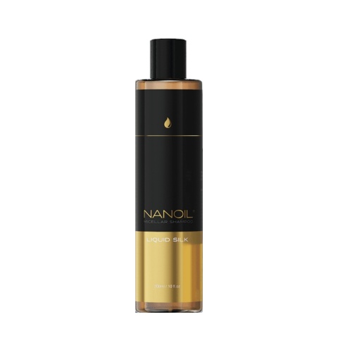Nanoil - Liquid Silk Micellar Shampoo - Micelarny Szampon z Płynnym Jedwabiem, 300ml Nanoil - Liquid Silk Micellar Shampoo - Micelarny Szampon z Płynnym Jedwabiem, 300ml