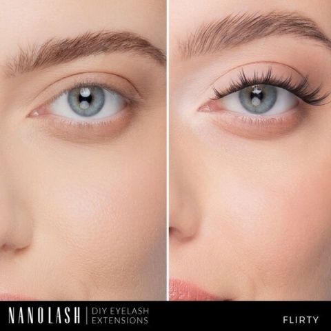 Nanolash - DIY Eyelash Extensions - Flirty - Sztuczne Rzęsy Kępki, 36szt. Nanolash - DIY Eyelash Extensions - Flirty - Sztuczne Rzęsy Kępki, 36szt.