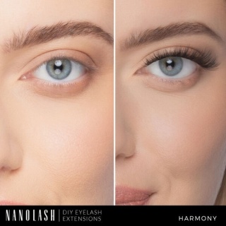 Nanolash - DIY Eyelash Extensions - Harmony - Sztuczne Rzęsy Kępki, 36szt.