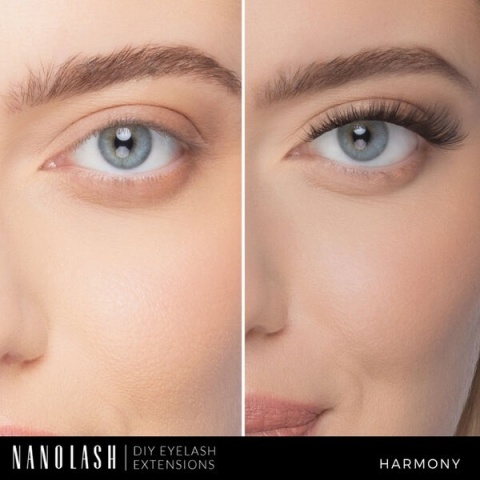 Nanolash - DIY Eyelash Extensions - Harmony - Sztuczne Rzęsy Kępki, 36szt.