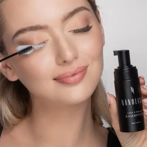 Nanolash - Lash & Brow Shampoo - Szampon Pianka Do Brwi i Rzęs Nanolash - Lash & Brow Shampoo - Szampon Pianka Do Brwi i Rzęs