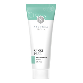 Neutrea - Sensi Peel - Aktywny Krem na Noc z 10% Kwasami PHA, 75ml