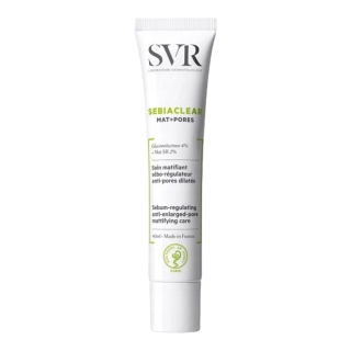SVR - Sebiaclear Mat+Pores - Matujący Krem Regulujący Wydzielanie Sebum, 40ml