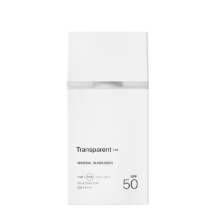 Transparent Lab - Mineral Sunscreen - Mineralny Krem Przeciwsłoneczny dla Skóry Wrażliwej, 100 ml