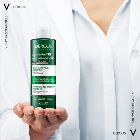 Vichy Dercos - Przeciwłupieżowy Szampon Peelingujący, 250ml